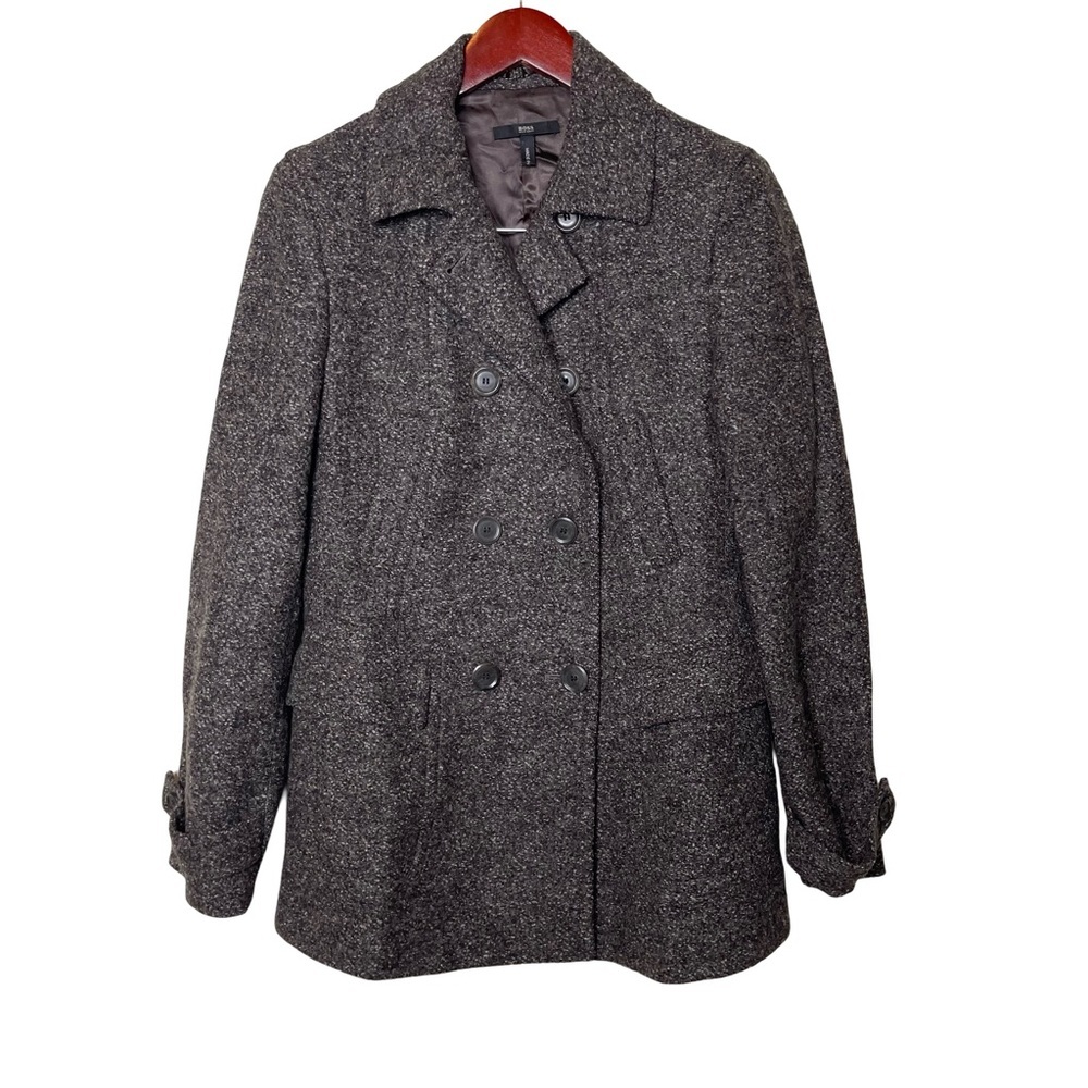 Hugo Boss Brownish Wool coat size 6